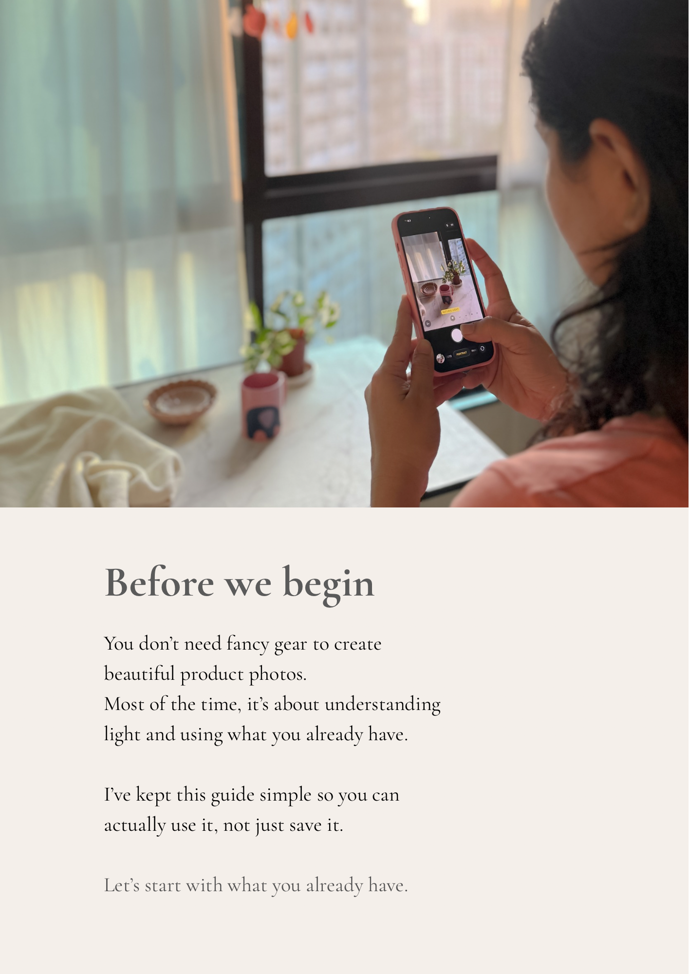 A peek inside the guide